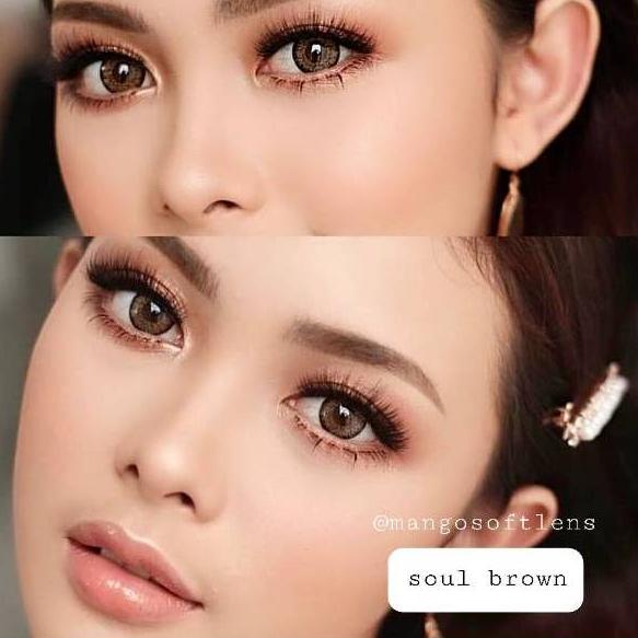 Sangat Nyaman.. SOFTLENS SOUL by DREAMCOLOR DC1 GREY/BROWN/BLUE/BLACK ( NORMAL & MINUS )