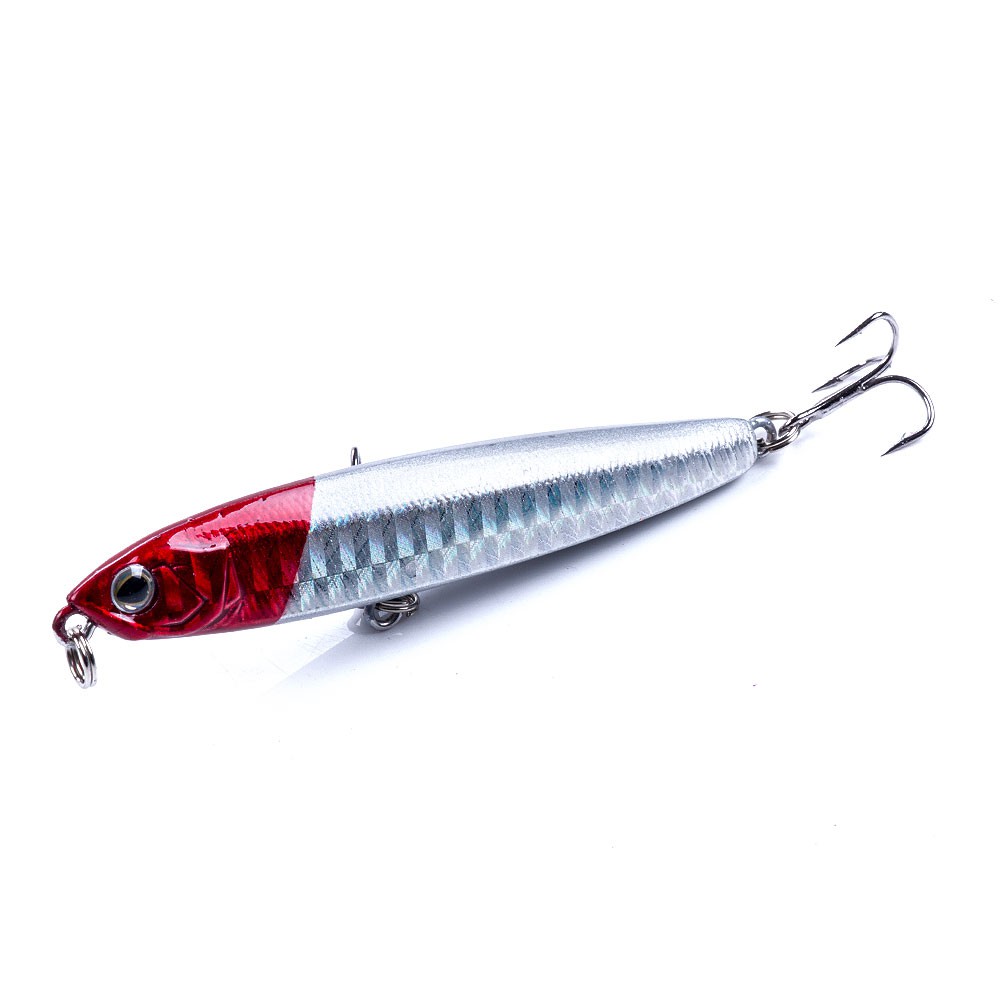 HENGJIA 1Pcs Sinking Pencil Minnow Umpan Pancing 10g GID Swimbait Fishing Lure Ikan Bass Bait Kail Memancing