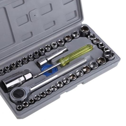 ♙ (ED012) KUNCI SOCK / SOCKET WRENCH SET - KUNCI SOCK 21Pcs ❈