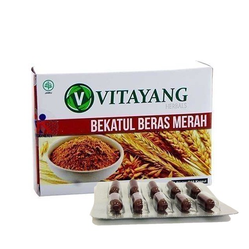

Vitayang Bekatul Beras Merah (Obat Kolesterol Herbal)