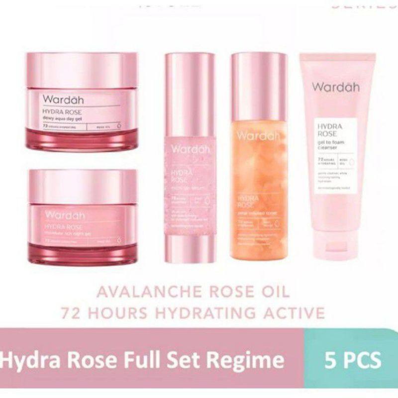 wardah hydra rose gell 1 paket/1set/skincare viral