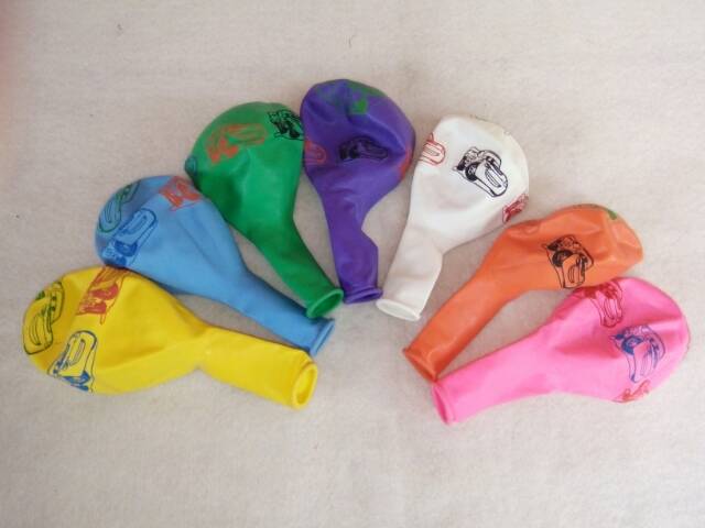 Balon latex print cars/balon mobil