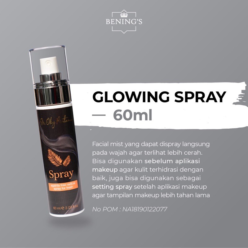 Bening's Glowing Spray Benings Skincare (Benings Clinic)