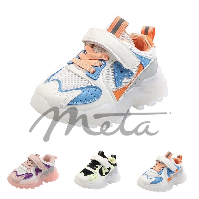 MetaCollections Sepatu Sneaker 4-6 th Casual Bahan Rajut Breathable / Sepatu Anak Casual Import Usia 1-5 Tahun MTK03