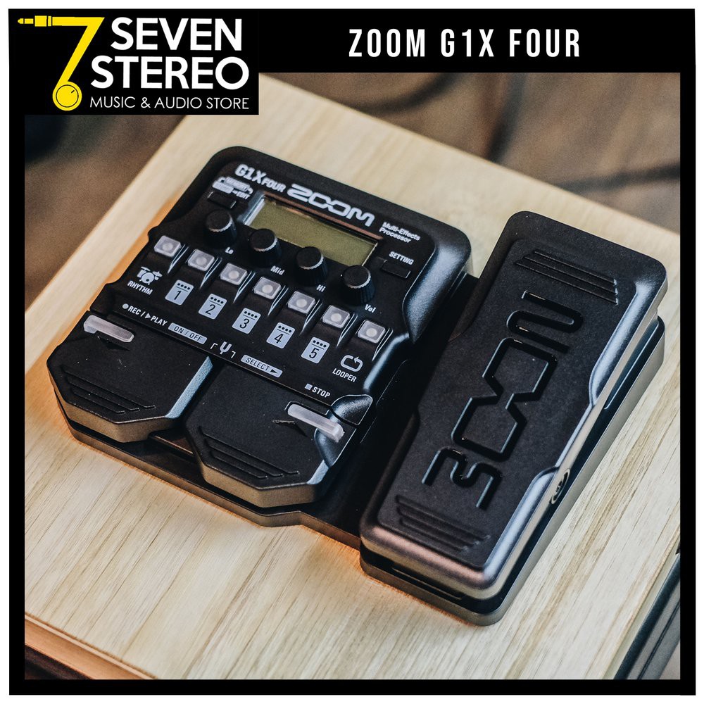 Zoom G1X FOUR Multi Effect Processor - Dengan/Tanpa Adaptor