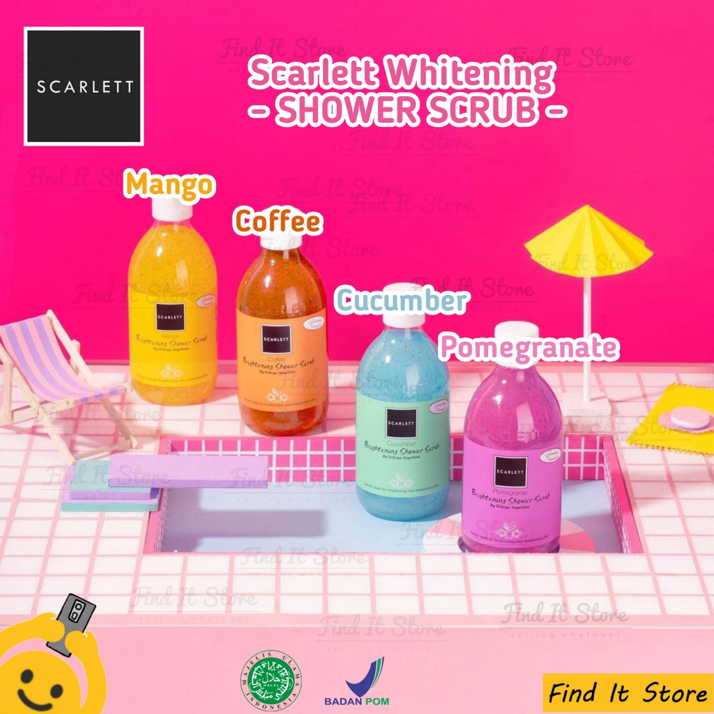 Scarlett Whitening Brightening Body Lotion | Shower Scrub | Serum | Facial wash | Cream Day Night