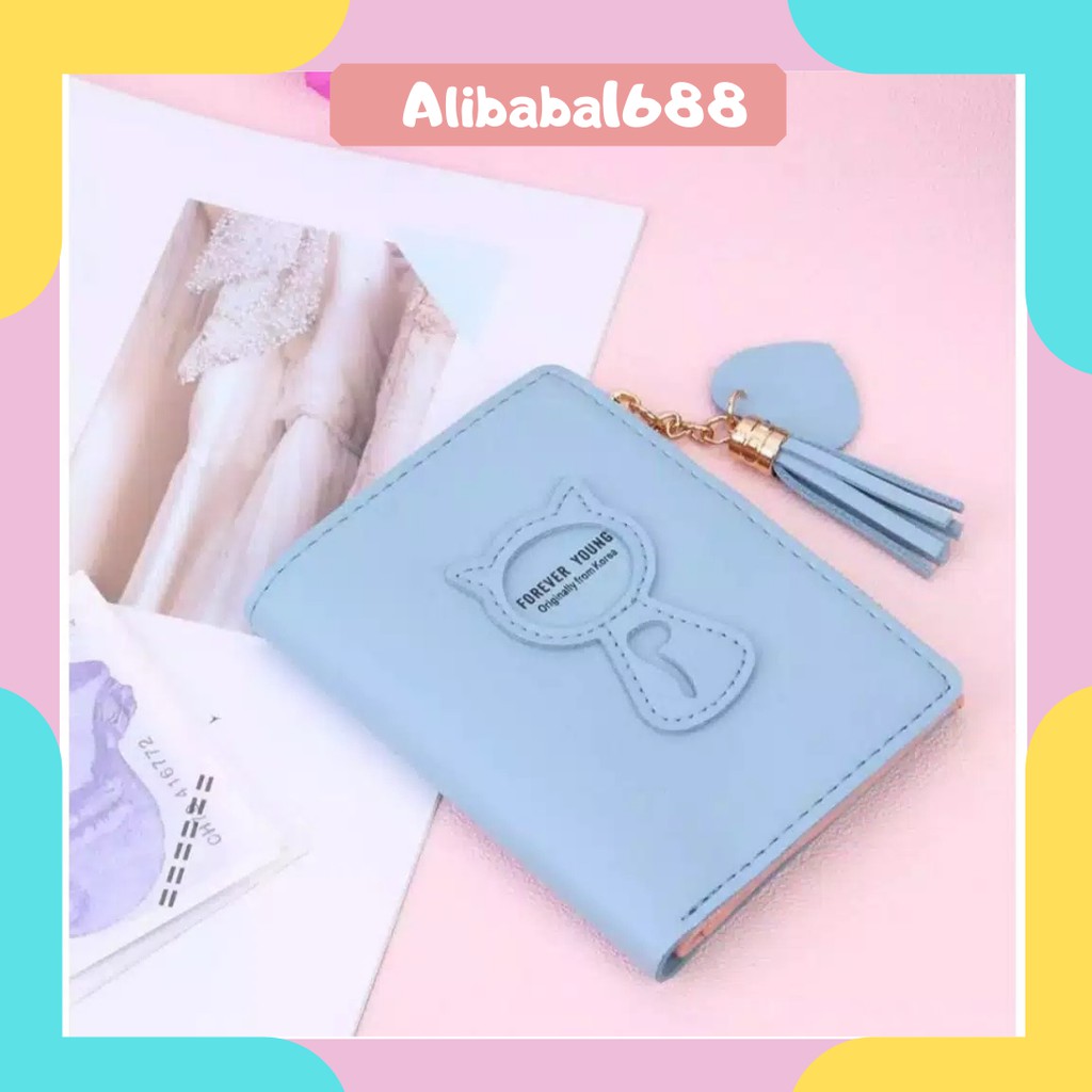 *ALIBABA1688*COD DOMPET WANITA D105 KOREAN FASHION TRENDY FASHION WALLET