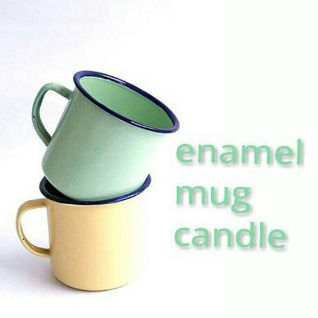 Mug Enamel POLOSAN (tanpa sablon)