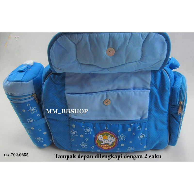 Tas bayi besar dengan tempat tissue dan double tempat susu baby joy Melody series