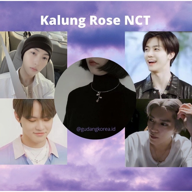 Kalung Rose NCT (Jaemin, Taeyong, Renjun & Chenle)