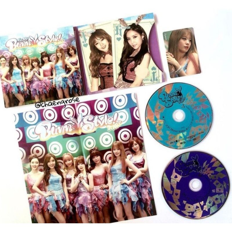 T-ARA - Bunny Style (Type C) Japanese Album DVD Jiyeon Photocard Super Rare