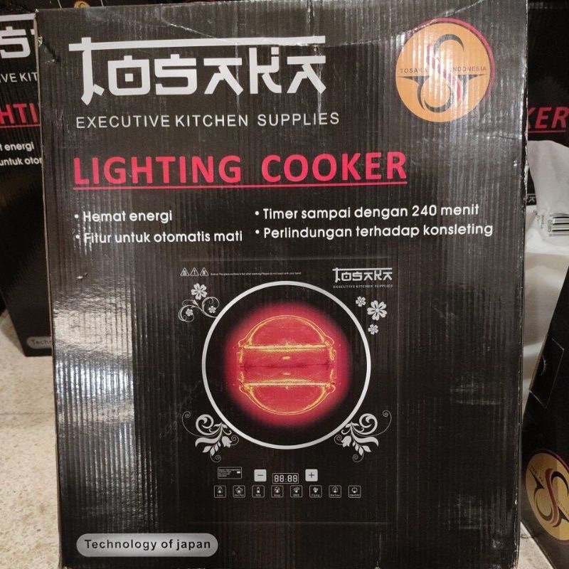 PROMO TERMURAH KOMPOR LISTRIK TOSAKA LIGHTING COOKER