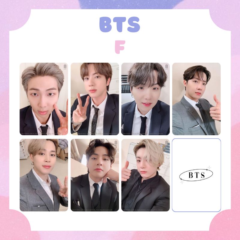 [BTS] PHOTOCARD BTS SELCA NAMJOON JIN SUGA JHOPE JIMIN TAEHYUNG JUNGKOOK ‼️ BACA DESKRIPSI ‼️