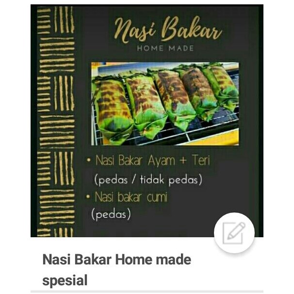 

Nasi bakar spesial