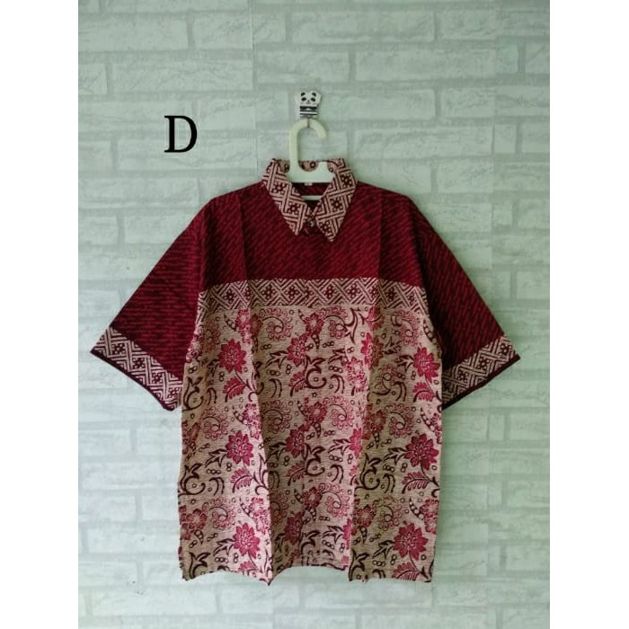 Kemeja batik /seragam batik jumbo M,L,XL,XXL,4L,5L