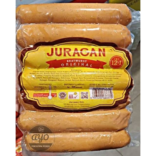 

Juragan sosis bakar original isi 12+1