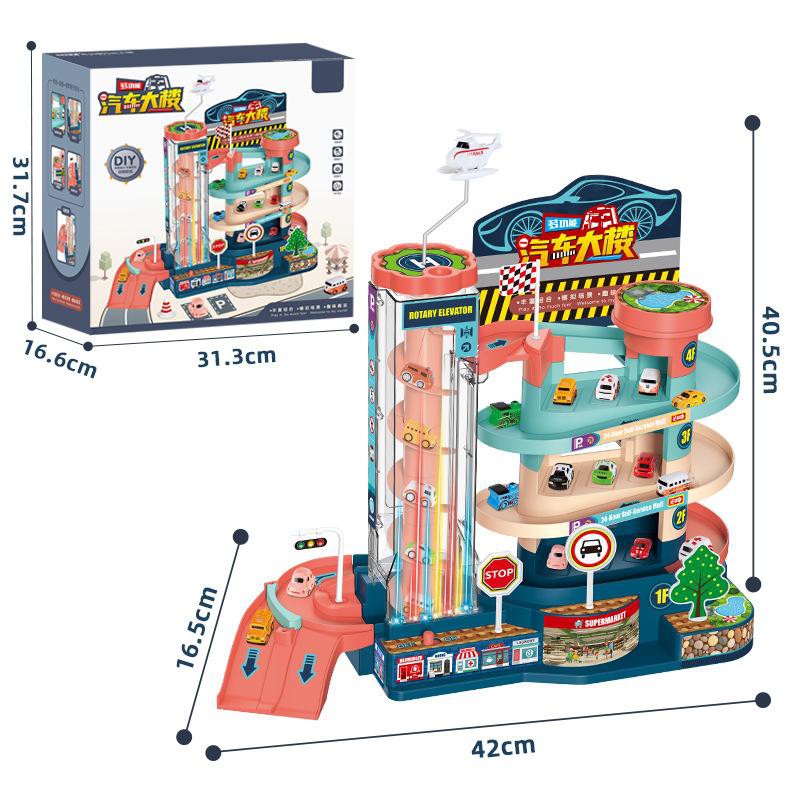 [MS]Simulasi Gedung Parkir Mobil  Dengan Lift / Simulation Parking Building With Elevator