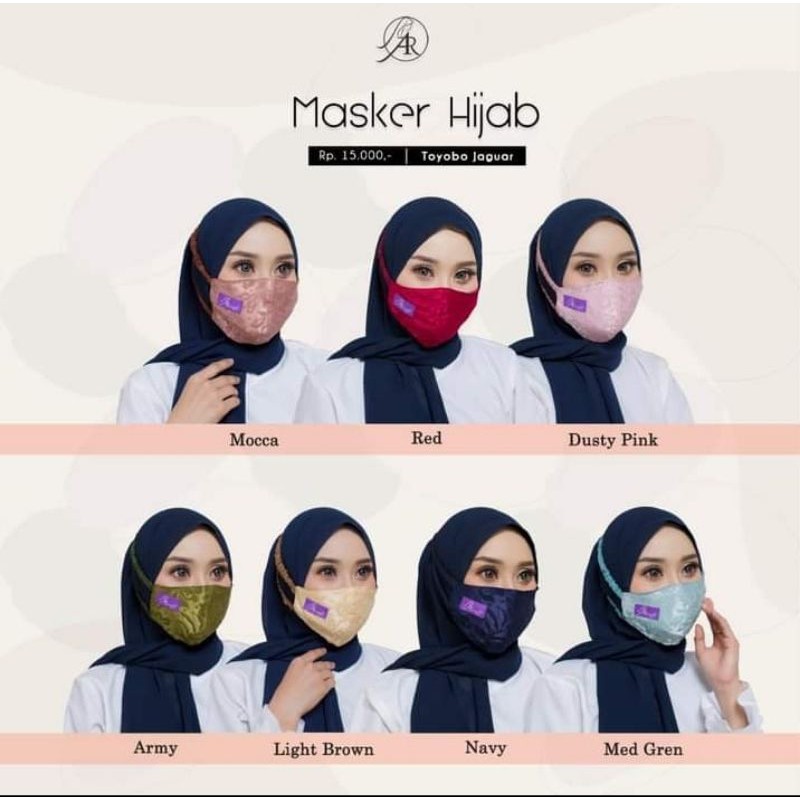 MASKER HIJAB JAGUAR-ARRAFI WEDUNGDEMAK