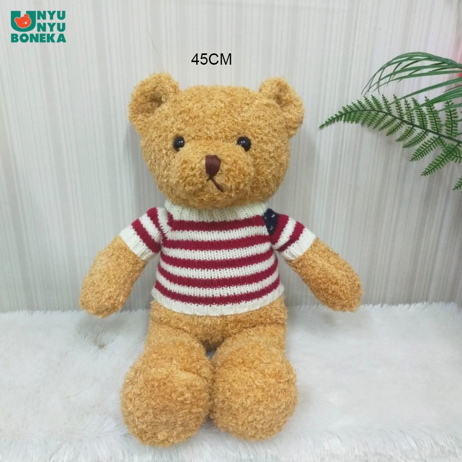 boneka teddy bear beruang animal sweater rajut usa