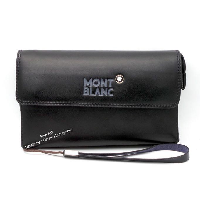 607J Dompet Handbag Branded Kulit Impor Murah |Montblanc 6609-2 Black Top