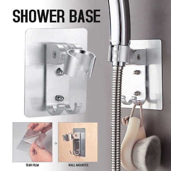 Shower Holder Free Drill Type-B Penyangga Kepala Shower Mandi