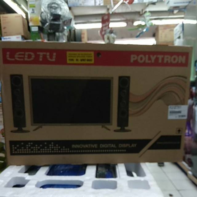 TV LED POLYTRON PLD32T1850 SPEAKER TERPISAH USB MOVIE