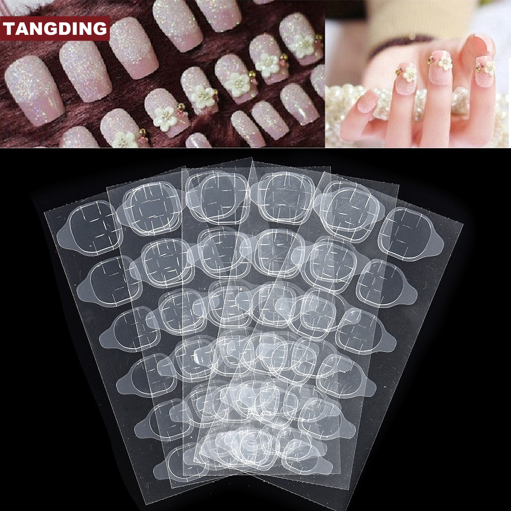 5x12 Pcs Pelat Jelly Kuku Colloidal Partikel Lem Untuk Alat Kecantikan Nail Art