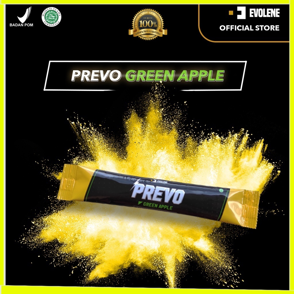 Prevo Pre Workout SACHETAN - Pre Workout - Energy Drink - Suplemen - Workout - Minuman Olahraga Evolene Evoline Evolen