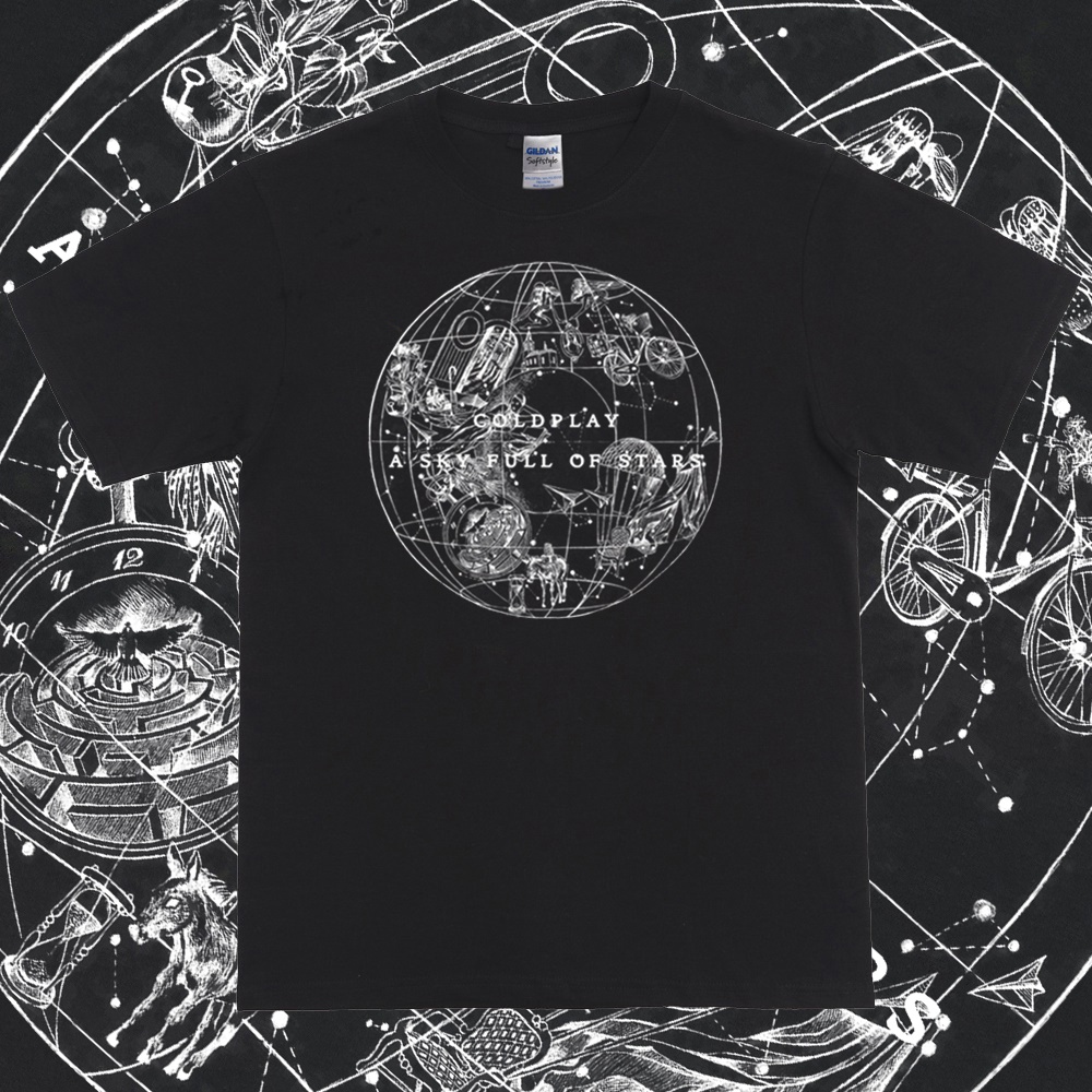 Kaos Band Coldplay Tshirt Merchandise