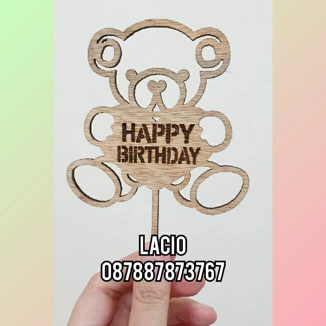 Cake Topper Hiasan Kue Happy Birthday