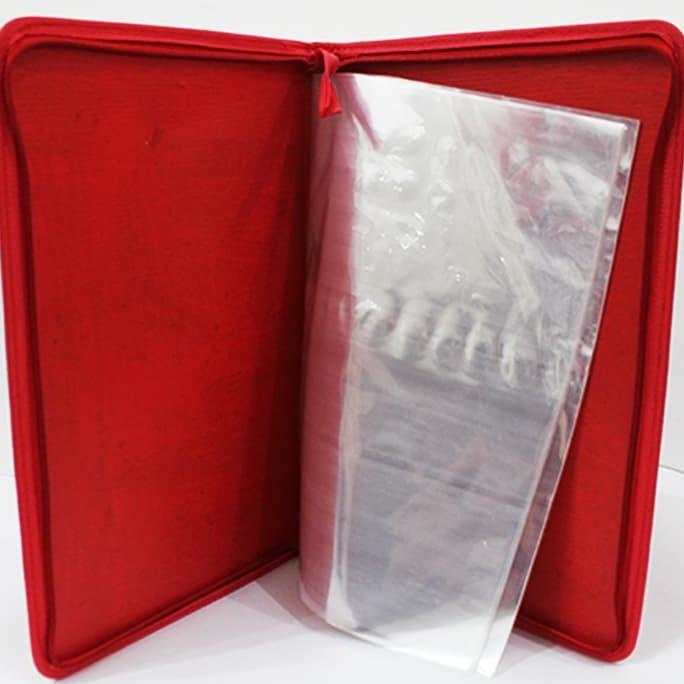 

BISA COD Clear Holder / Document Keeper zipper Isi 40 lbr folio PROMOKode 1833