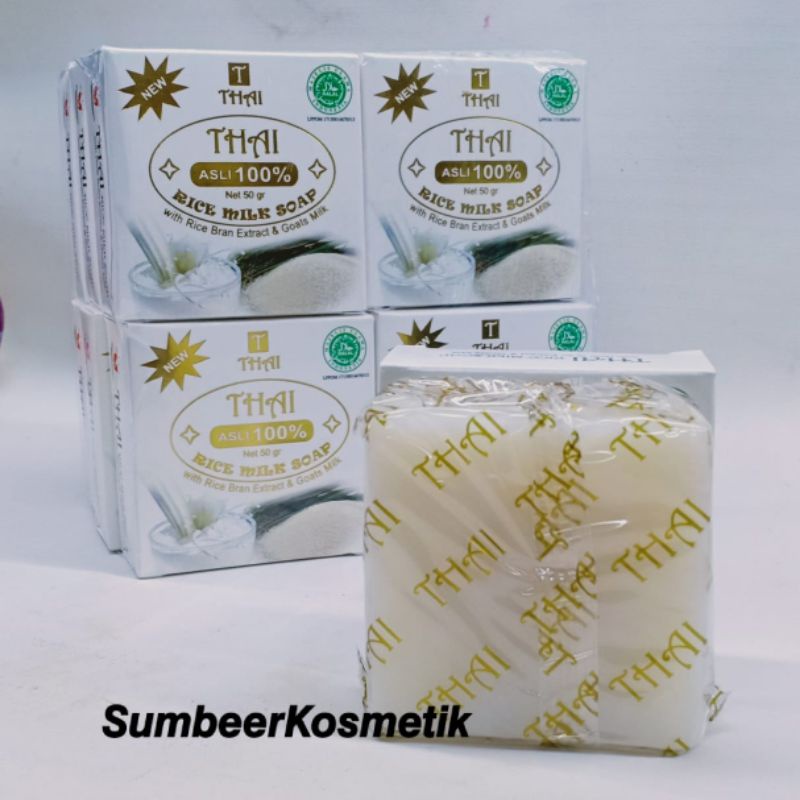 Sabun Beras THAI Bpom Soap Thai Rice Milk