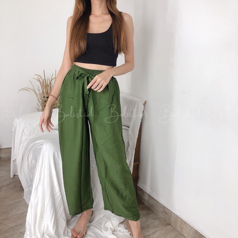 KULOT PANJANG/BASIC LONG CULOTTE-Green