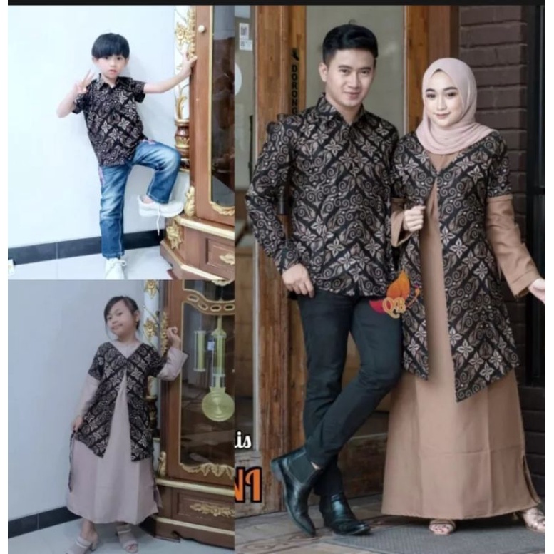 BATIK COUPLE KELUARGA ANDINI/KEMEJA DAN GAMIS