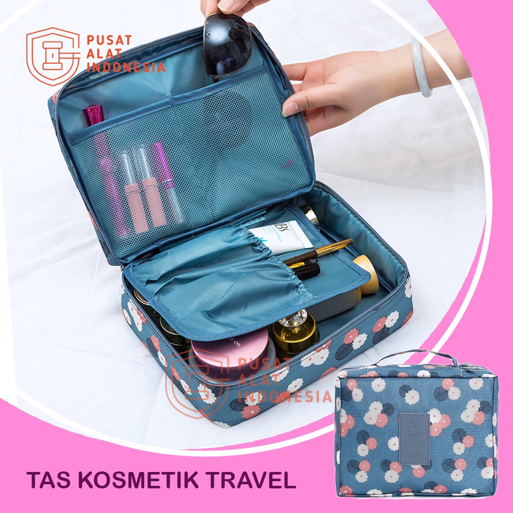 TAS TRAVEL KOSMETIK BAG POUCH MAKE UP TRAVEL BAG AKSESORIS  KOREA  PERLENGKAPAN ALAT MULTIPOUCH  KECANTIKAN U169