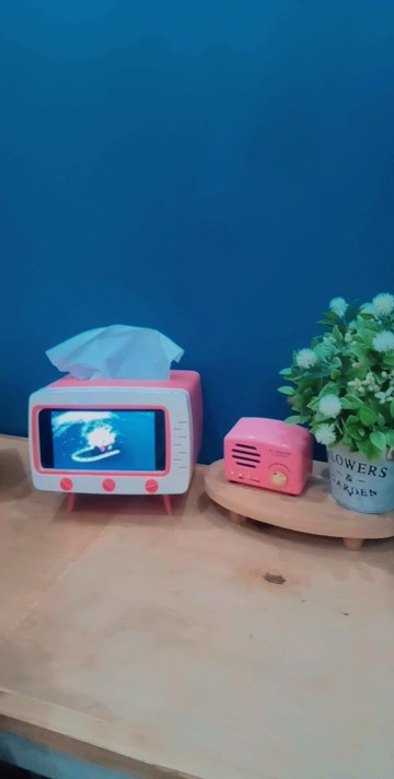 Tempat Tissue Model Tv / Kotak Tissue Holder Handphone / Kotak Tissue Tv