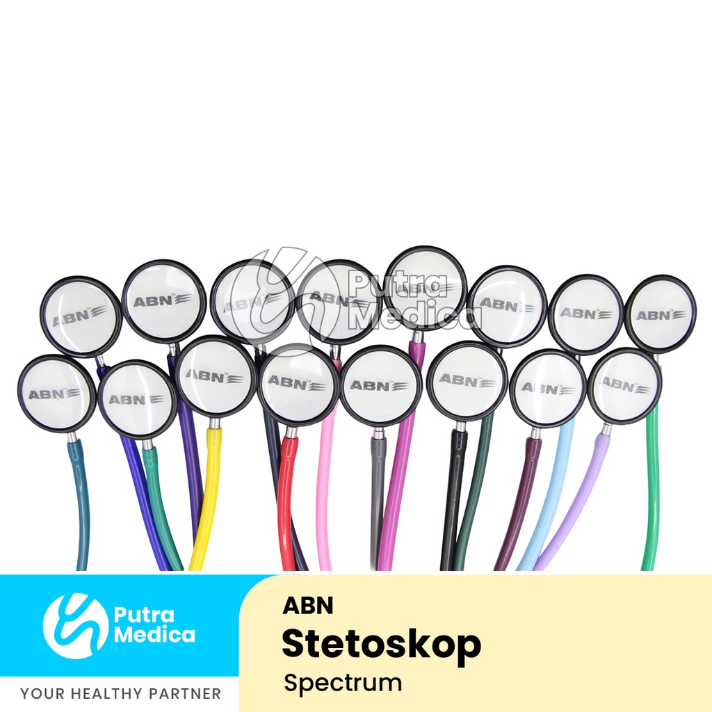 ABN Stetoskop Spectrum Dual Head Dewasa / Stethoscope Warna Warni / Stethoscop / Stetoscope / Stetoscop / Alat Kedokteran