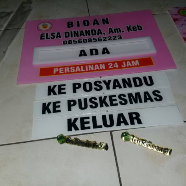 Papan bidan ada keluar,