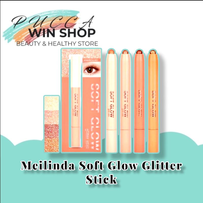 READY STOCK Meilinda Soft Glow Glitter Stick