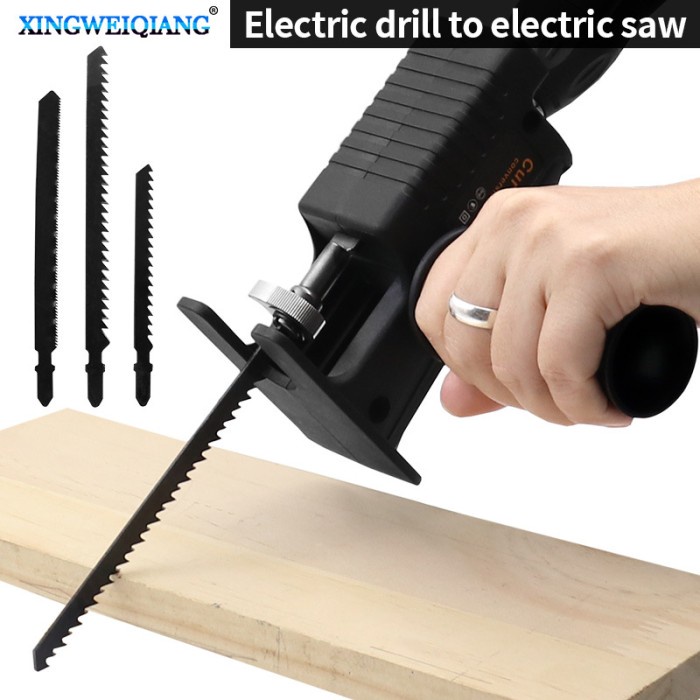 Adaptor Mesin Bor Jadi Gergaji Mesin Bor Gergaji Jig Saw