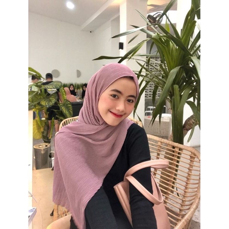 [Tanpa Garis Tengah] Plisket Ceruty Full Pleated Full Ceruty Premium 180x80cm-4