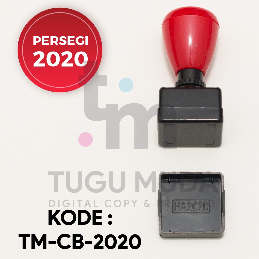 

GROSIR Gagang Stempel Flash KOTAK/PERSEGI 2020 (20x20mm) -TM-CB-2020