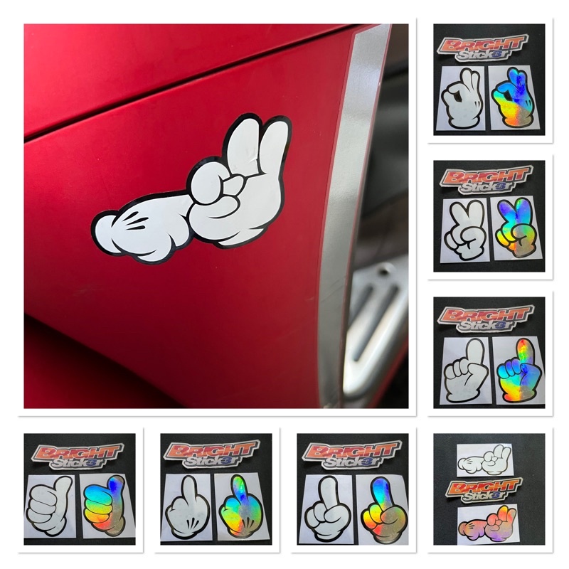 STICKER STIKER TANGAN STIKER MOBIL MOTOR CUTTING
