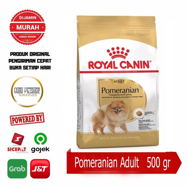 Royal Canin Pomeranian Adult 500gr Freshpack Makanan Anjing Pom Dewasa