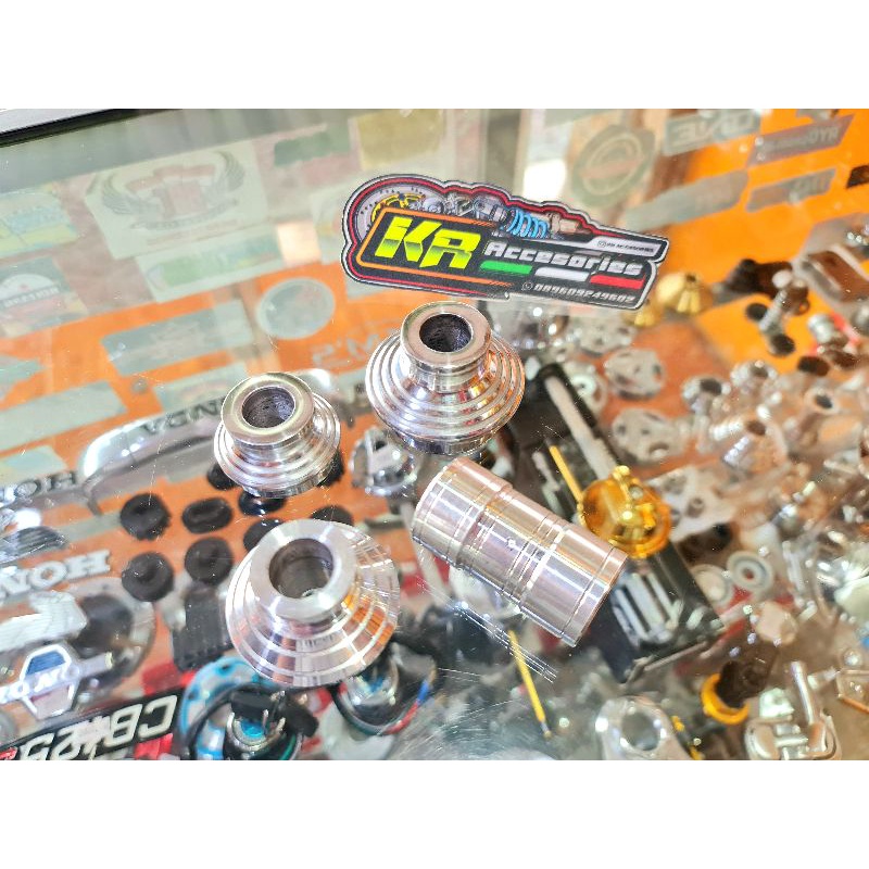 Manisan boshing tromol depan megapro pnp sekok depan ninja cnc set boshing tromol belakang rx king p