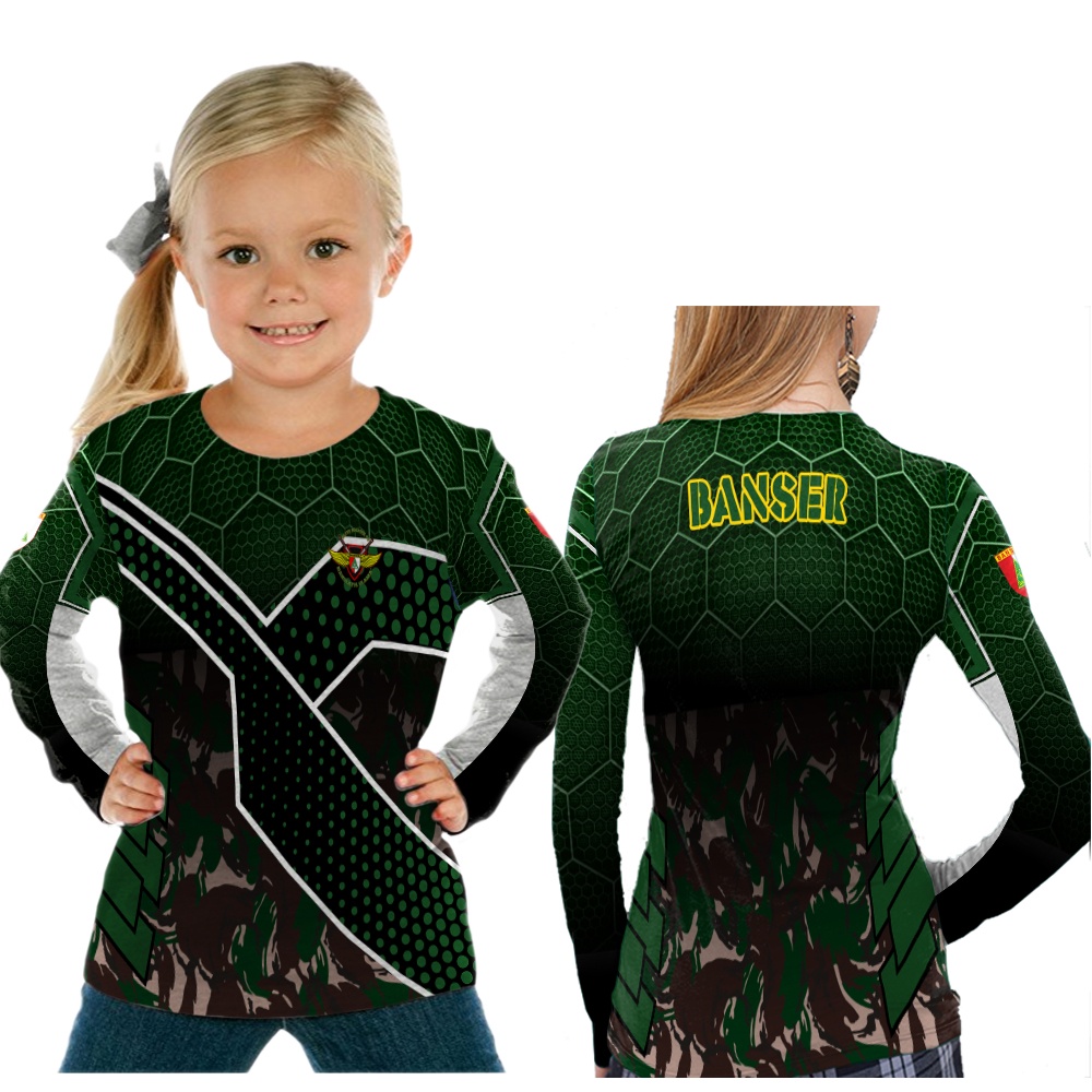 TiniShop - Kaos Panjang Banser Anak | Kaos Banser Asli | Kaos Banser Lengan Panjang FullPrint