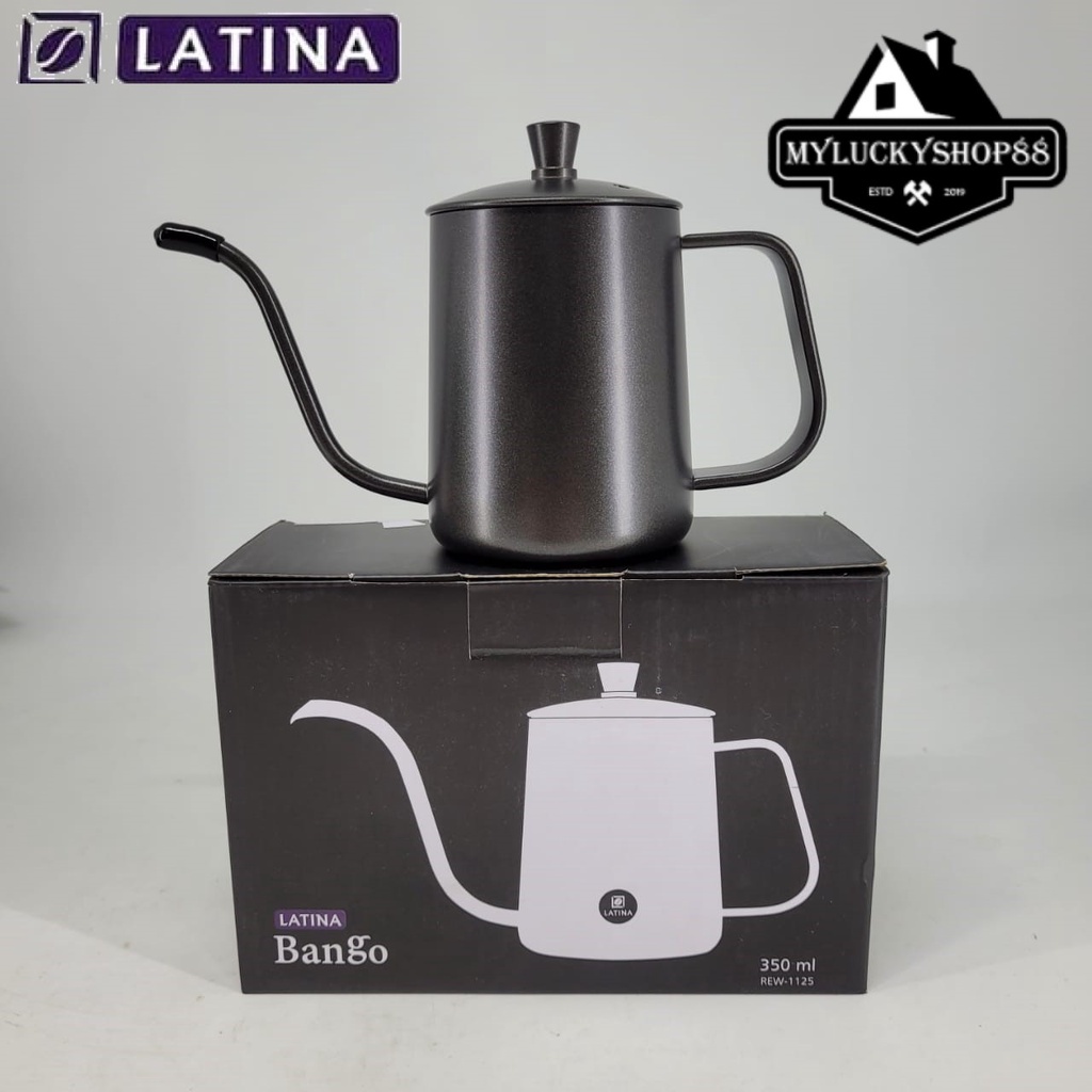 Latina Bango Kettle Coffee Pro V60 90 Derajat - Teko Kopi Leher Angsa