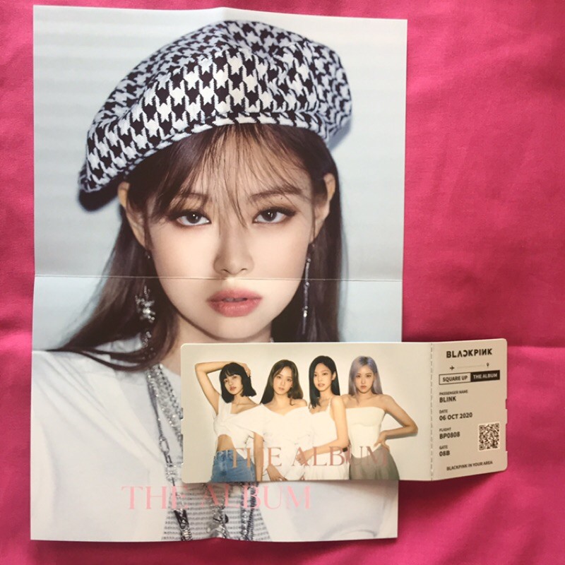 Blackpink THE ALBUM, the album blackpink,jennie,Benefit blackpink,poster jennie