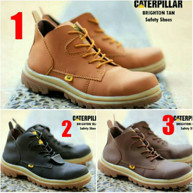 Sepatu Caterpillar , sepatu boot , sepatu kerja , sepatu kantor , sepatu pria keren