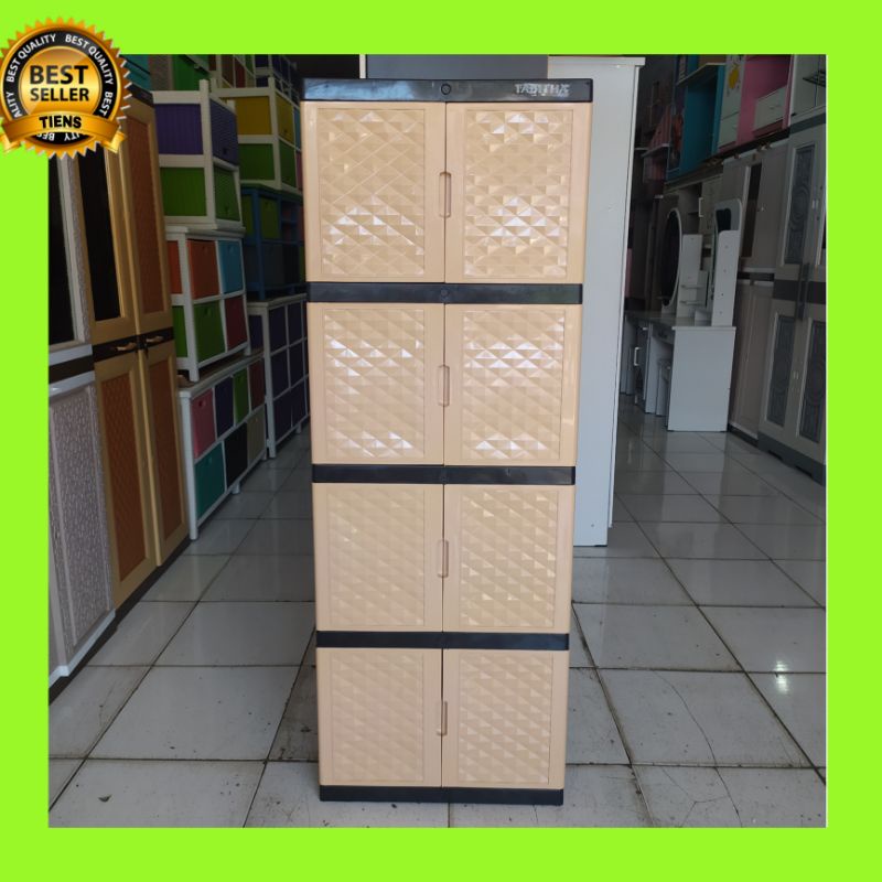 lemari plastik 4 susun tabitha